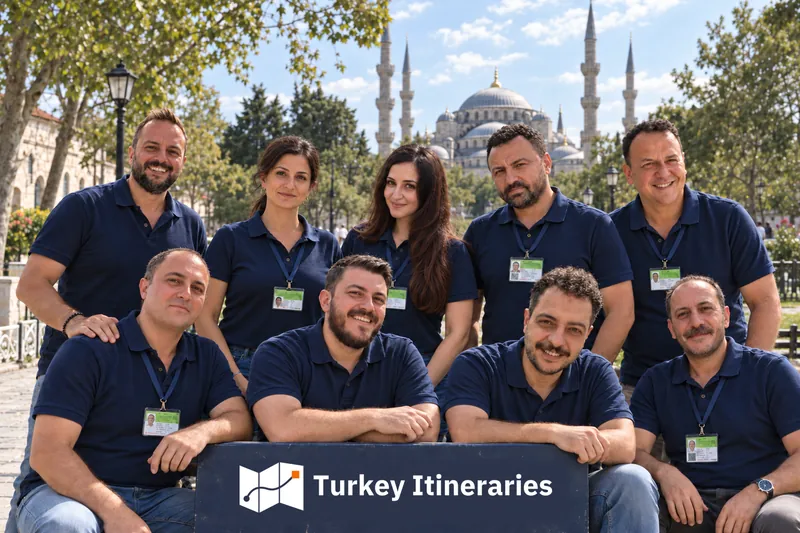 The Turkey Itineraries team of licensed guides and staff in Sultanahmet, Istanbul