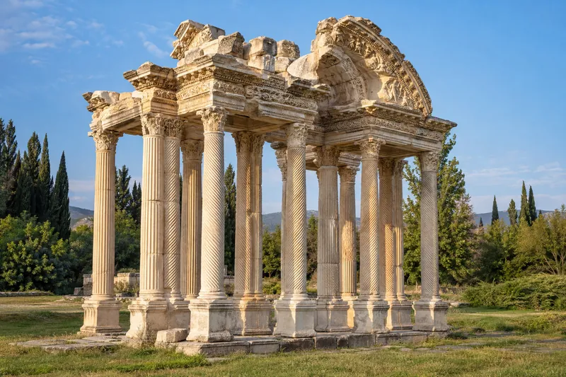 The Tetrapylon gate at Aphrodisias
