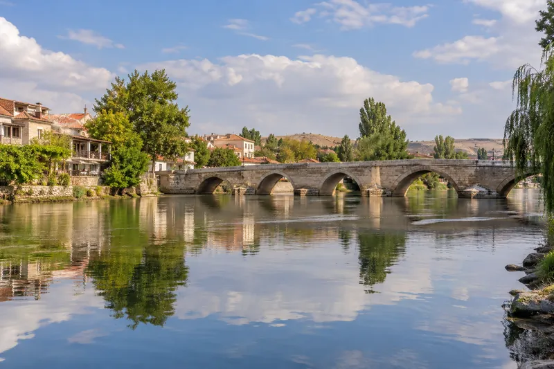 The stone bridge over the Kizilirmak River in Avanos, Cappadocia